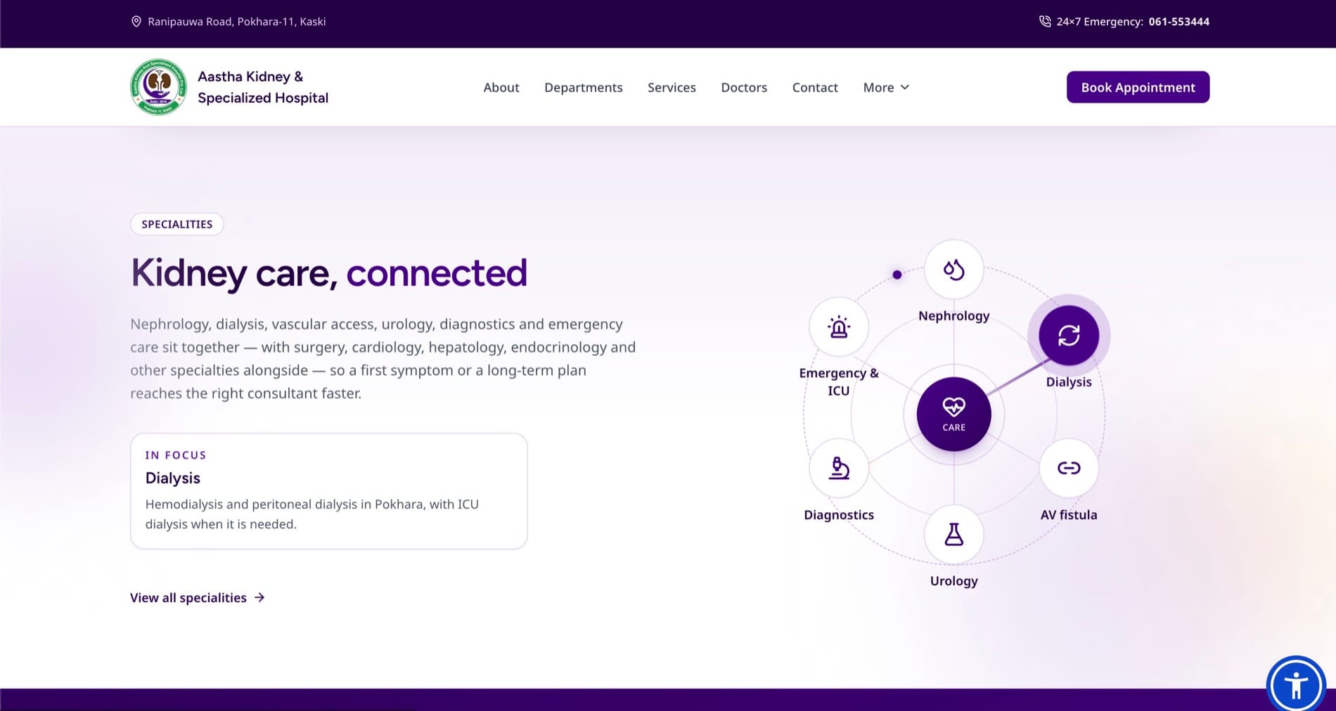 Aastha Hospital — Website + Hospital Management System